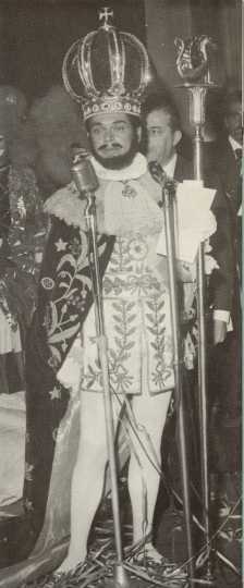 Visiting "royalty" from Rio’s Carnival, 1963