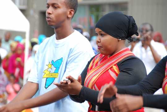 Photograph of participants in a Somali Independence Day event