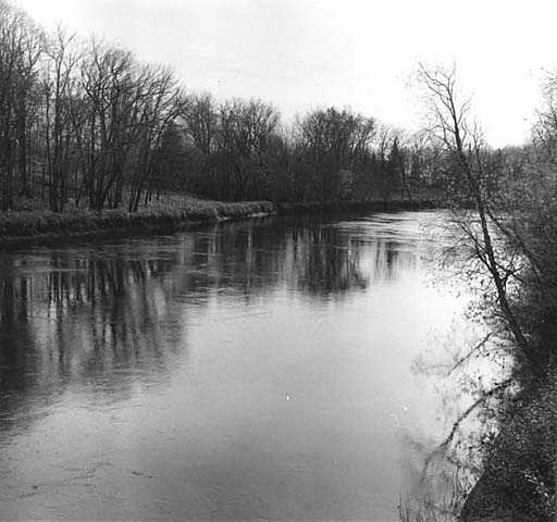 West Savanna River at the end of the portage, 1962. Photograph by Eugene D. Becker.