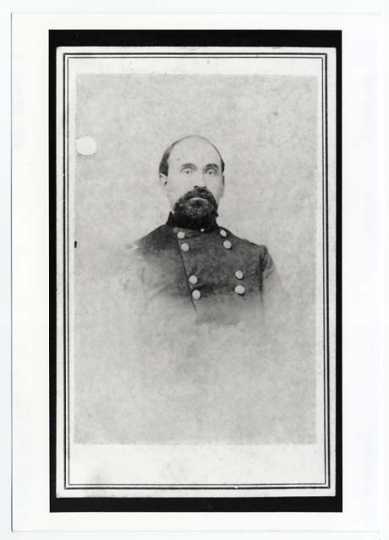 Photograph portrait of John Sanborn in his brigadier general's uniform.