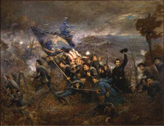 Second Minnesota Regiment at Mission Ridge, Nov. 25, 1863