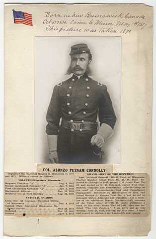 Colonel Alonzo Putnam Connolly, Sixth Minnesota Volunteer Infantry and National Guards.