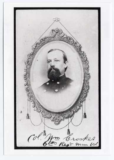 William Crooks, Colonel, Sixth Minnesota Infantry.