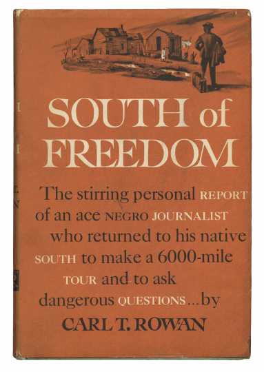 The cover of Carl Rowan’s book South of Freedom (Alfred A. Knopf, 1952).