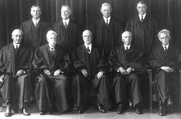 Black and white photograph of U.S. Supreme Court justices, 1932.