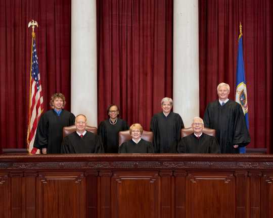 Minnesota Supreme Court justices, 2018.