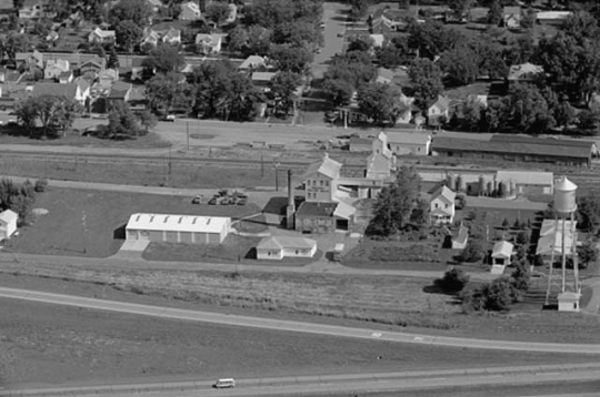 Aerial view, Elevator, Freeport