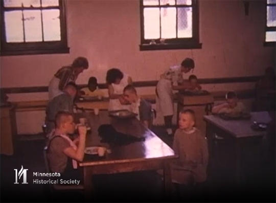 Children’s meal in Cambridge State Hospital