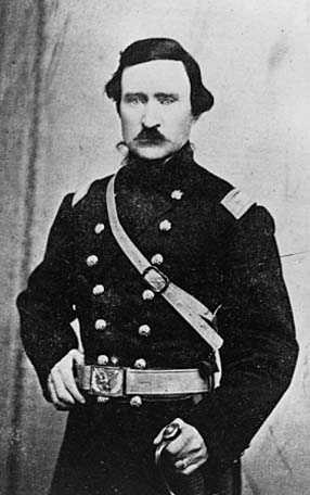 Photograph of Alexander Wilkin in his military uniform, c. 1863.