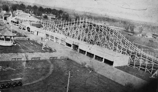 Roller coaster, Wonderland Amusement Park, Minneapolis.