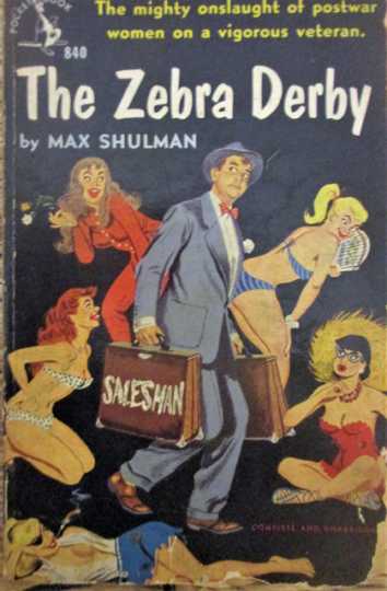 Cover of Max Shulman's Zebra Derby (Doubleday, 1946).