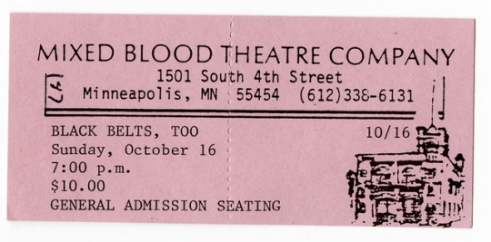 Ticket for “Black Belts, Too”