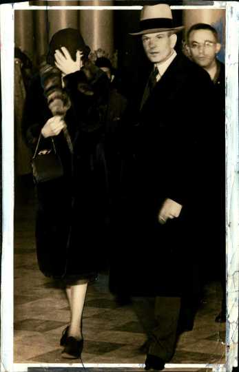 Photograph of Genevieve Clark and her attorney, Sigurd Ueland, ca. 1931.