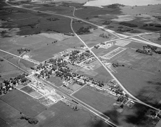 Aerial view, Clarks Grove