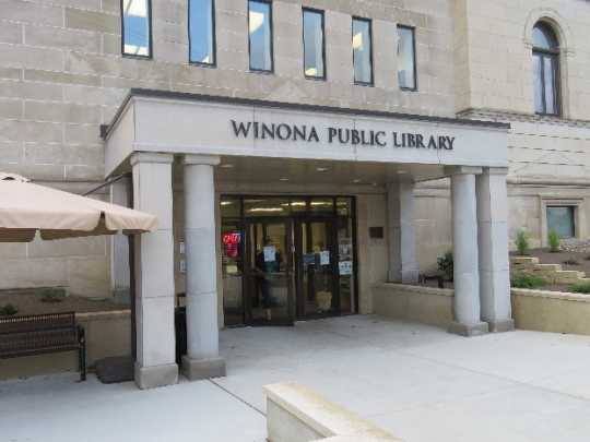 Winona Public Library Accessible Entrance