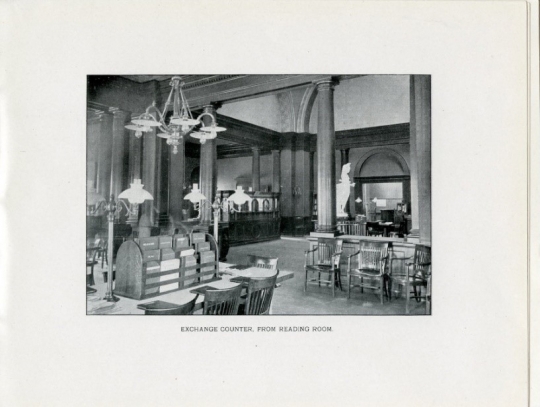 Exchange room inside the Winona Public Library