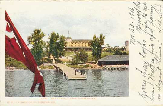 Color photograph of the Hotel Del Otero, c.1906
