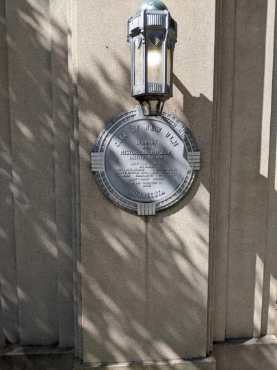 Plaque outside the Minnesota Music Hall of Fame