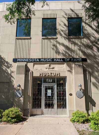 Front entrance to the Minnesota Music Hall of Fame