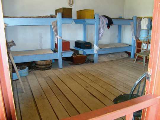 Reconstructed quarters for enlisted men with families at Historic Fort Snelling