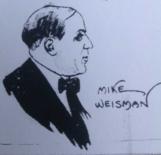 Courtroom sketch of Mike Weisman from Minneapolis Tribune