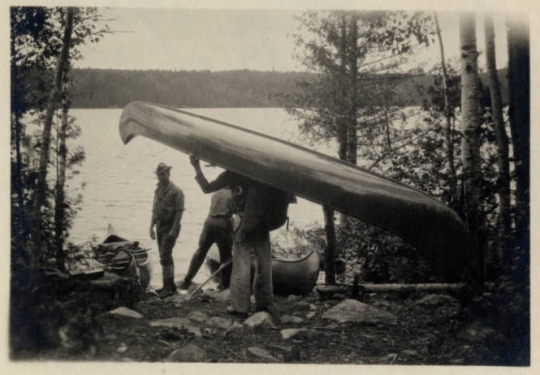 Canoers in Superior National Forest
