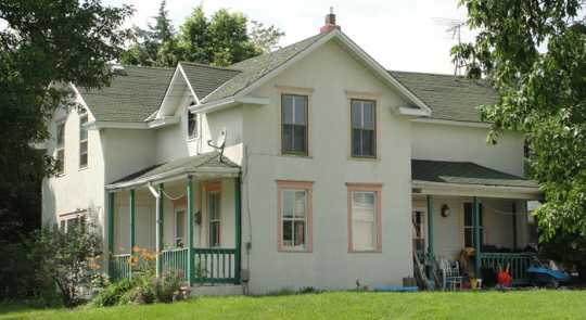 Color image of the first home built in Hanover, 2010.