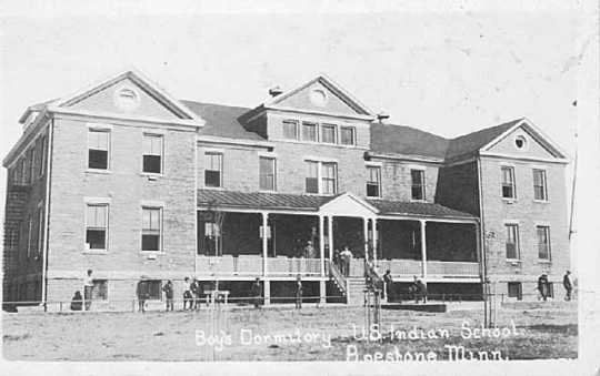 Boys' dormitory, United States Indian School, Pipestone