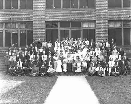 Group of patients, State Sanatorium