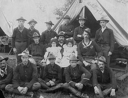 Gunners of the First Battalion of Artillery