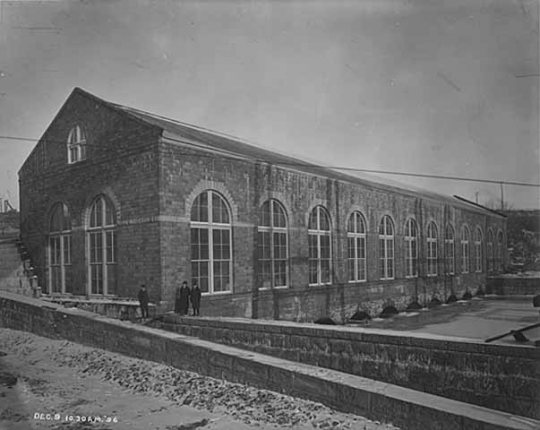 Newly constructed Lower Dam Hydro Plant, Minneapolis