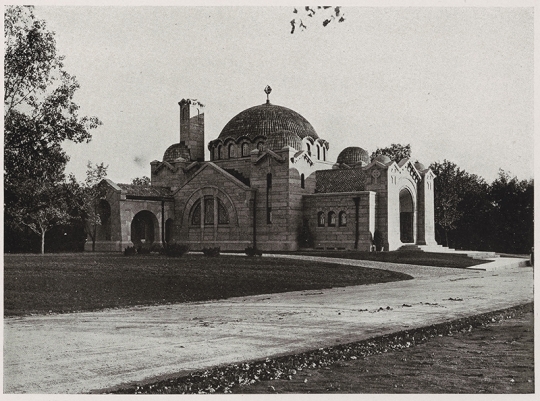 Lakewood Chapel rear façade