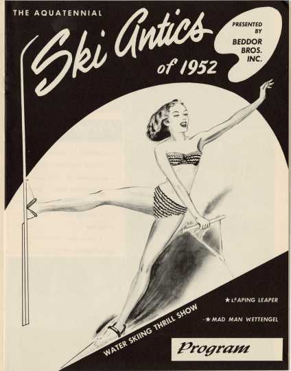 “Ski Antics of 1952” event program