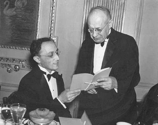 Black and white photograph of Rabbi David Aronson, 1936.