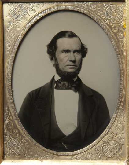 Black and white photograph of John Banfill, ca. 1848.
