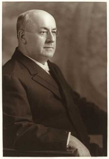 Black and white photograph of John McGee, 1918.