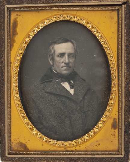 Black and white photograph of Dr. Thomas R. Potts, c.1855. Potts was the assistant surgeon and medical purveyor at Fort Snelling during the Civil War.