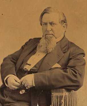 Black and white photograph of George W. Cass, c.1875.