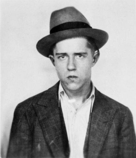 Black and white photo print of gangster Alvin Karpis, c. 1925.