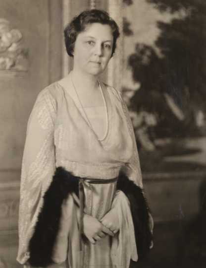Black and white photograph of Mary Livingston Griggs, c.1936. Photographed by Charles H. Wiebmer. 