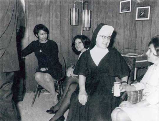 Sister Mary Giovanni Gourhan, 1972. Gourhan founded the Guadalupetrea Project Alternative School in 1962.