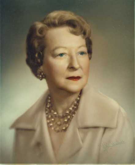 Color image of Helen E. (Davis) McMillan of Austin, ca. 1972.