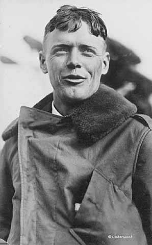 Black and white photograph of Colonel Charles Augustus Lindbergh, c.1928.