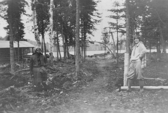 Photograph of Stella Lyght at Northern Lights Resort, 1930