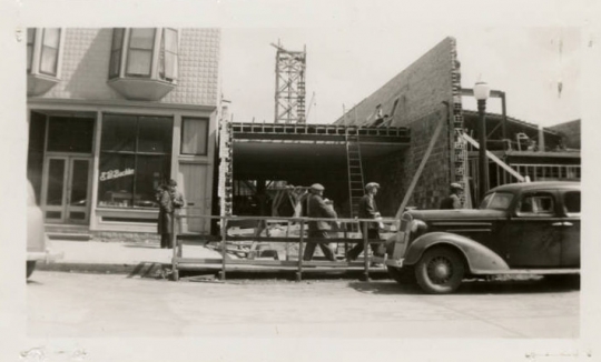 Chief Theatre under construction